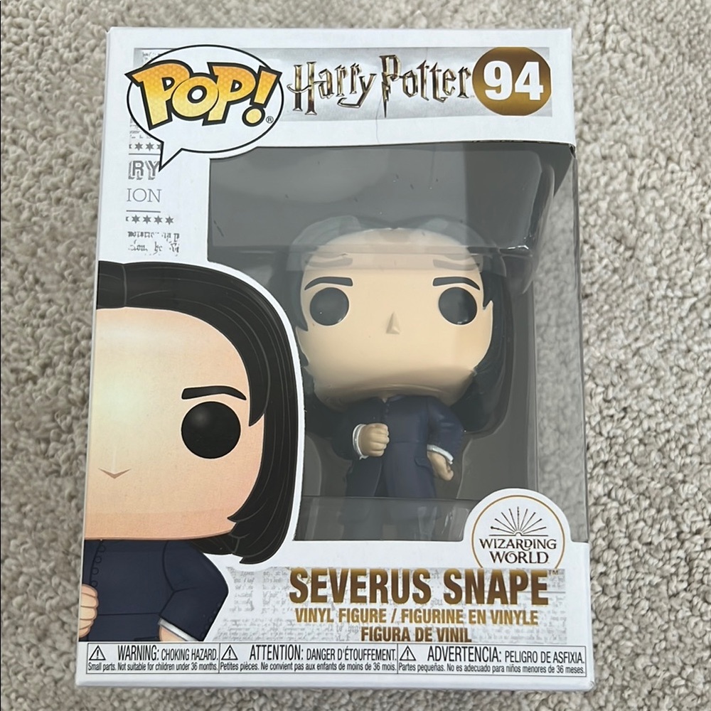 Funko Pop! Harry Potter Severus Snape Figure - Black and Blue